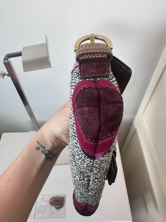 Vintage Coach SoHo Tweed Demi Flap Bag!